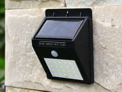Verk 01376 Nástenné solárne svietidlo s pohybovým senzorom - 20 LED