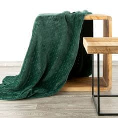 DESIGN 91 Jednofarebná deka - Cindy 4 zelená, š. 170 cm x d. 210 cm