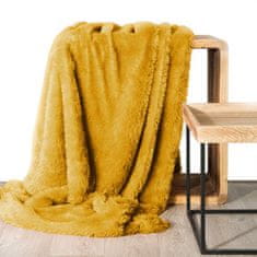Eurofirany D91 Tiffany Blanket 150x200 cm Mustard