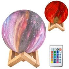 Iso Trade Lampička farebný Mesiac 15cm, 16 farieb ISO 9510