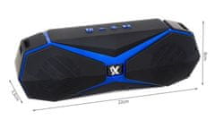 Izoxis Prenosný Bluetooth reproduktor s popruhom Čiernomodrý ISO 12275
