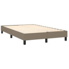 Petromila vidaXL Boxspring posteľ s matracom sivohnedý 120x200 cm látka