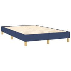 Petromila vidaXL Boxspring posteľ s matracom modrá 120x200 cm látka