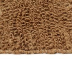 Petromila vidaXL Ručne vyrobený koberec všívaný 180x250 cm juta a bavlna