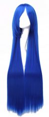 Korbi Parochňa, dlhé modré vlasy, anime, 100cm W23