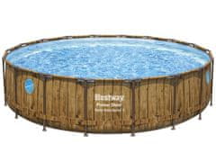 Bestway drevený rám bazéna 549x122 11in1 56977