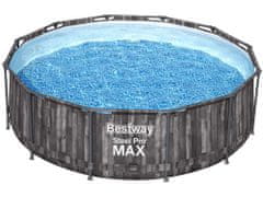 Bestway Rack Pool 366x100cm 8in1 drevo 5614X