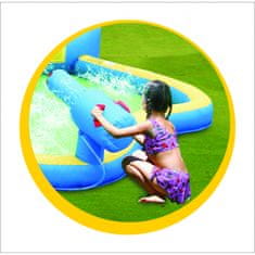 Happy Hop Vodný zábavný aqua s bazénom a šmykľavkou