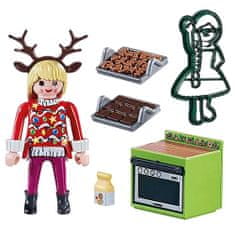 Playmobil Vianočné pečenie , Figúrky, 14 dielikov, 70877