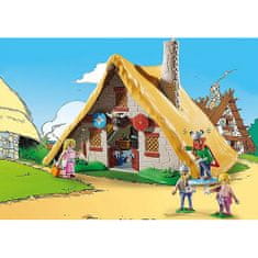 Playmobil Majestatixova chata , chata, náčelník a jeho žena, dvaja druhí | 110 dielikov | 70932