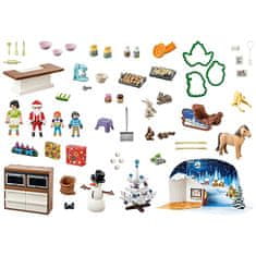 Playmobil Adventný kalendár , Vianočné pečenie, 92 dielikov, 71088