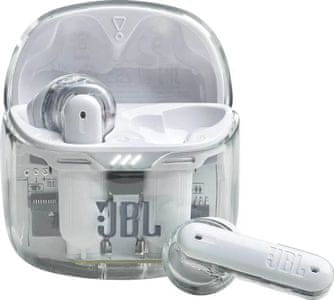 moderné slúchadlá do uší jbl tune flex Bluetooth technológie handsfree funkcia mobilnej aplikácie anc potlačenie hluku nabíjací box skvelý zvuk