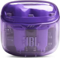JBL Tune Flex, číra fialová