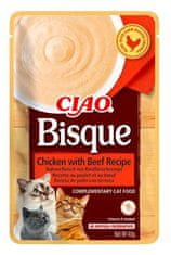 Chúru Cat CIAO Bisque Chicken with Beef Recipe 40g