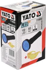 YATO Súprava UV lampy 100 LED + okuliare