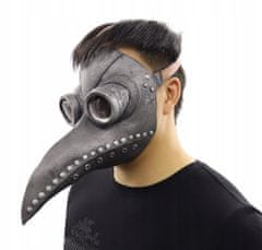 Korbi Plague Doctor Plague Mask, šedá