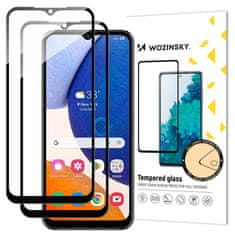 WOZINSKY 2x Wozinsky ochranné tvrdené sklo pre Samsung Galaxy A14 5G - Čierna KP24384