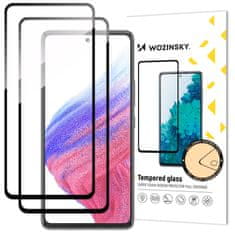 WOZINSKY 2x Wozinsky ochranné tvrdené sklo pre Samsung Galaxy A54 - Čierna KP24389