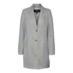 Vero Moda Dámsky kabát VMVERODONA CALLIE 10278102 Light Grey Melange (Veľkosť S)