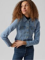 Vero Moda Dámska džínsová bunda VMLUNA 10279492 Light Blue Denim (Veľkosť M)