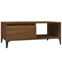 shumee Konferenčný stolík hnedý dub 90x50x36,5 cm spracované drevo