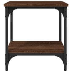 Vidaxl Bočný stolík hnedý dub 40x30x42 cm spracované drevo