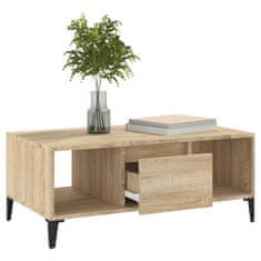 shumee Konferenčný stolík dub sonoma 90x50x36,5 cm spracované drevo