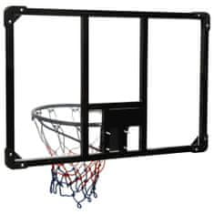 shumee Basketbalová doska priehľadná 90x60x2,5 cm polykarbonát