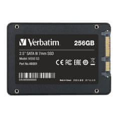 VERBATIM SSD 256GB SATA III Vi550 S3 interný disk 2.5", Solid State Drive