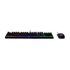 Cooler Master MS110, herný set klávesnice a myši, RGB LED, US layout, čierna