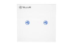 Tellur WiFi Smart Spínač, 2 porty, 1800 W, 10 A, biely