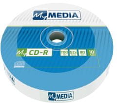 Diskus CD-R My Media 700MB (80min) 52x 10-spindl