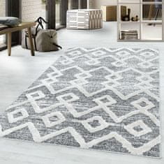 Ayyildiz Kusový koberec Pisa 4704 Grey 60x110