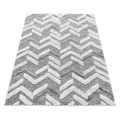 Ayyildiz Kusový koberec Pisa 4705 Grey 280x370