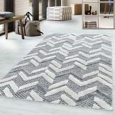 Ayyildiz Kusový koberec Pisa 4705 Grey 60x110