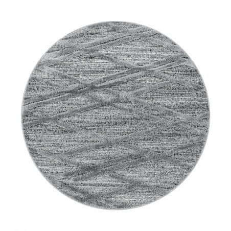 Ayyildiz Kusový koberec Pisa 4706 Grey kruh