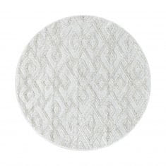 Ayyildiz Kusový koberec Pisa 4708 Cream kruh 80x80 (priemer) kruh