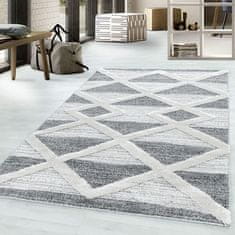 Ayyildiz AKCIA: 60x110 cm Kusový koberec Pisa 4709 Grey 60x110