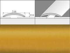 Effector Prechodové lišty A03 - SAMOLEPIACE šírka 3 x výška 0,5 x dĺžka 93 cm - zlatá