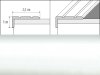 Effector Prechodové lišty A31 - SAMOLEPIACE šírka 2,5 x výška 1 x dĺžka 90 cm - biela