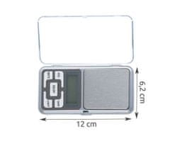 Ruhhy Digitálna vrecková váha 500g / 0,1g ISO 472