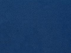 Beliani Poťah na kreslo modrý zamatový BERNES