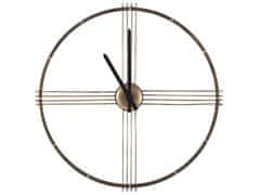 Beliani Nástenné hodiny 64 cm zlaté ASCONA