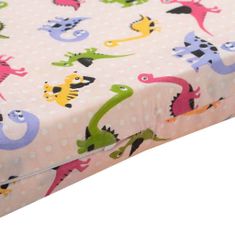 NEW BABY Detský penový matrac New Baby 120x60 rúžový - rôzne obrázky 