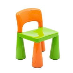 NEW BABY Detská sada stolček a dve stoličky NEW BABY oranžová 