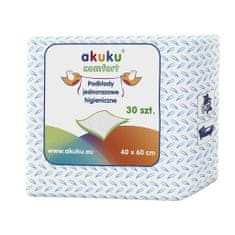 AKUKU Jednorazové hygienické podložky Akuku 40x60 - 30 ks 