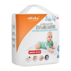 AKUKU Jednorazové hygienické podložky Akuku Baby Soft 40x60cm 15ks 