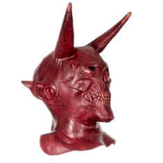 Korbi Latexová maska Diabol s rohmi, Diabolský démon