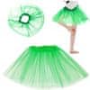 Tylová sukňa tutu kostým zelená