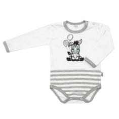 NEW BABY Dojčenské bavlnené body New Baby Zebra exclusive 74 (6-9m)
